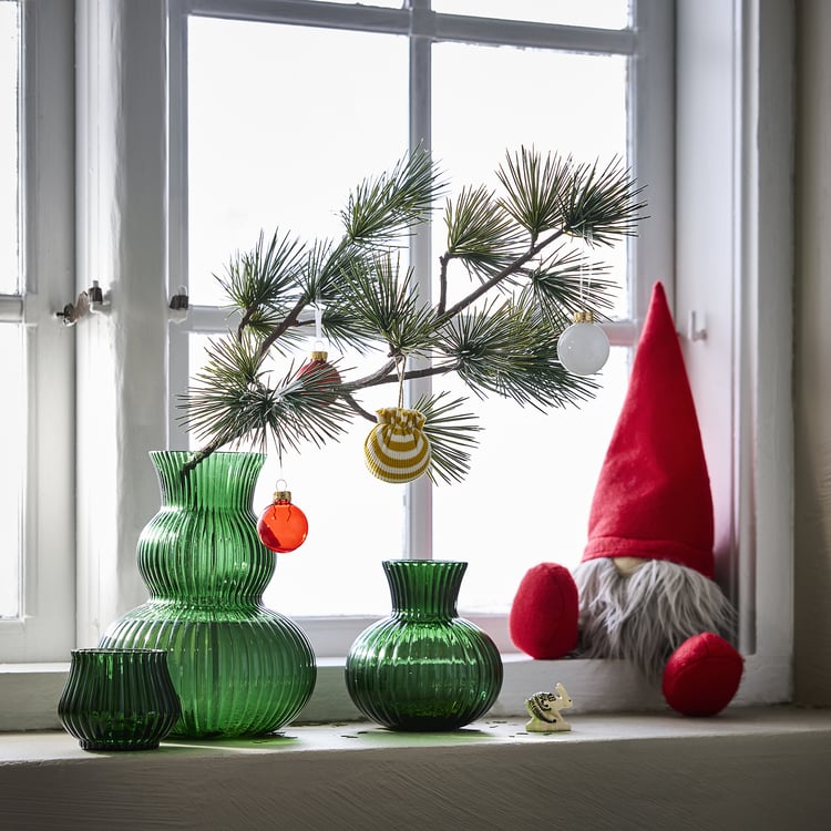 VINTERFINT Artificial spray in/outdoor/pine green IKEA