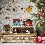VINTERFINT Decoration set of 8, winter village