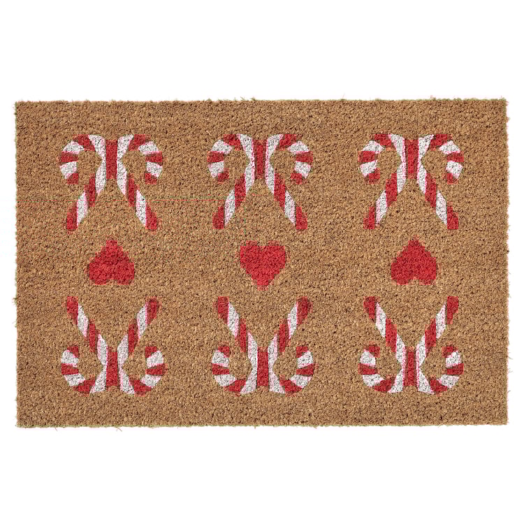 VINTERFINT Door mat heart pattern natural IKEA