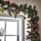 VINTERFINT Garland, star-shaped red, 5 m