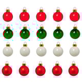 VINTERFINT Tree ornament, bauble glass/mixed colours, 3.5 cm