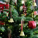 VINTERFINT Tree ornament, bell-shaped gold-colour