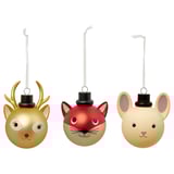 VINTERFINT Tree ornament set of 3, bauble animals