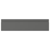 VOXTORP Drawer front, dark grey, 40x10 cm