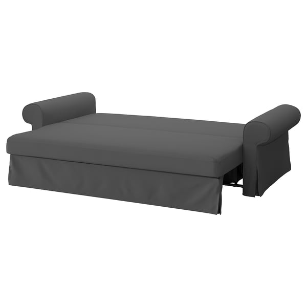 vretstorp 3 seat sofa bed hallarp grey