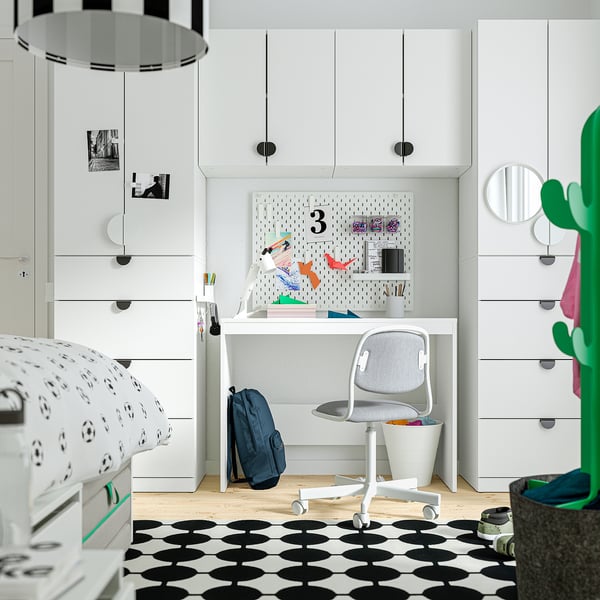 ALTARLIDEN 알탈리덴 옷/수건걸이, with storage/화이트