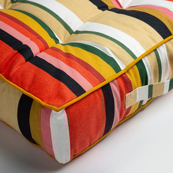 AROMATISK 아로마티스크 플로어쿠션, 스트라이프, 45x45x10 cm