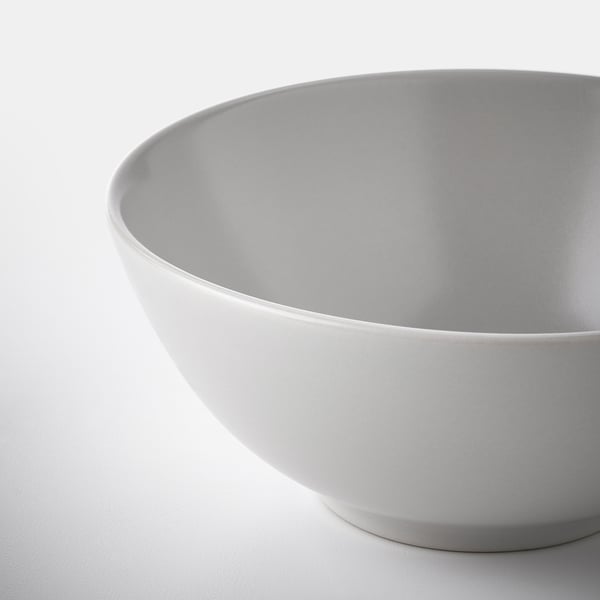 FÄRGKLAR 페리클라르 그릇, 무광 라이트그레이, 12 cm