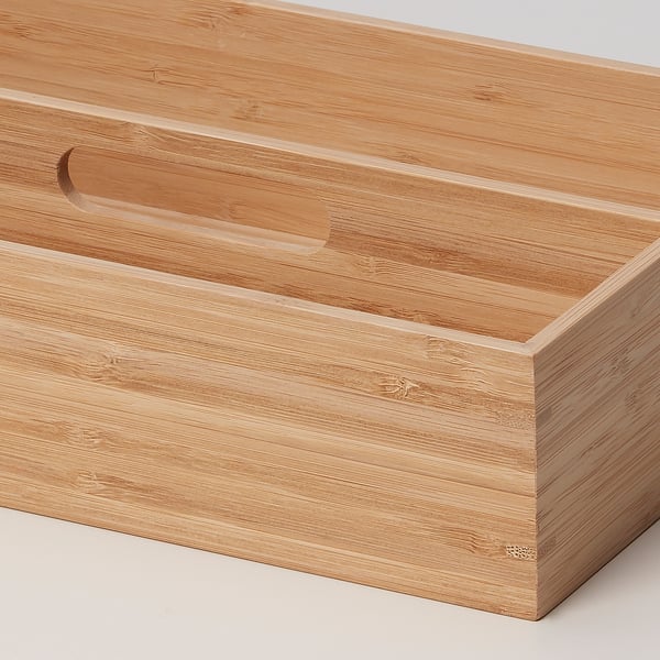 GETEBOL 예테볼 식기도구트레이, 대나무, 18x28 cm