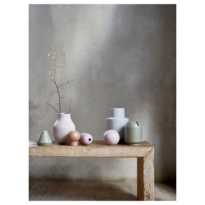 GRADVIS 그라드비스 꽃병, 핑크, 21 cm