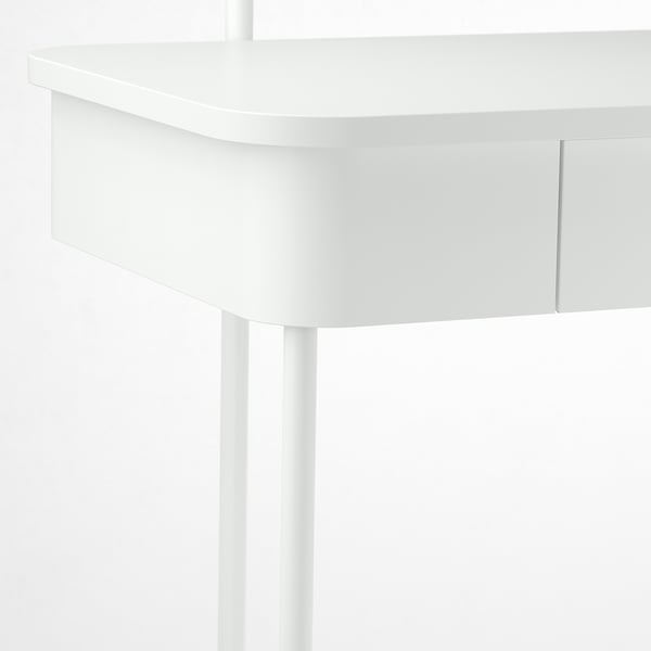 GRÅFJÄLLET 그로피엘레트 화장대, 화이트, 100x42 cm