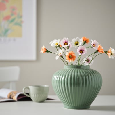 GULDSPETT 굴스페트 조화, 종이/코스모스 여러 가지 색상, 35 cm