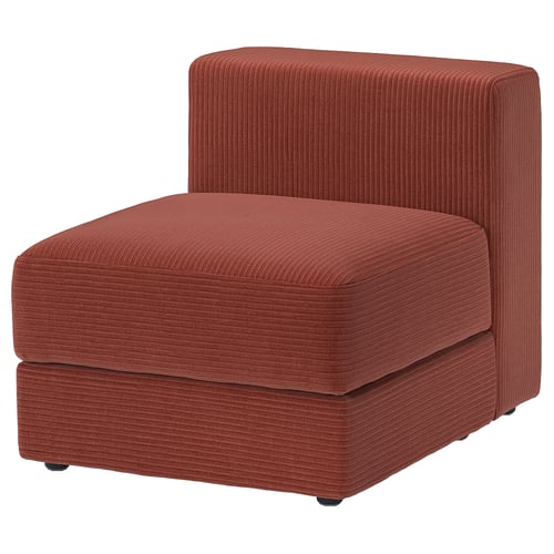 JÄTTEBO 예테보 커버 1인용 모듈+수납, 삼살라 레드브라운