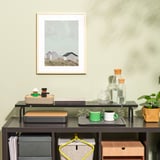 LÅNESPELARE 로네스펠라레 모니터스탠드, 블랙, 97x19 cm