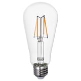 LUNNOM 룬놈 LED 전구 E26 150루멘, 물방울모양 투명