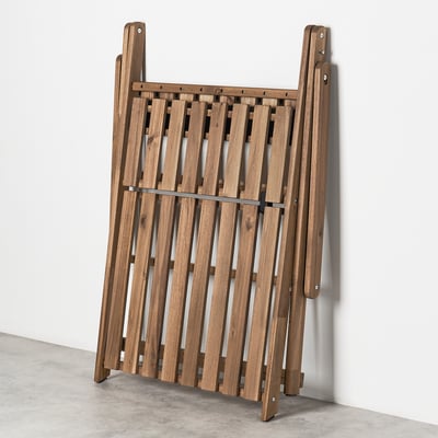 MANNAASK 만나스크 화분스탠드+행거, 실내/실외용 아카시아나무, 140 cm