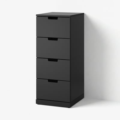 NORDLI 노르들리 4칸서랍장, 앤트러싸이트, 40x99 cm