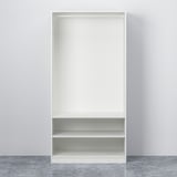 PAX 팍스 / FLISBERGET 플리스베리에트 옷장, 화이트/라이트베이지, 100x60x201 cm