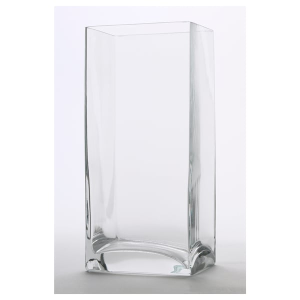 REKTANGEL 렉탕엘 꽃병, 유리, 22 cm