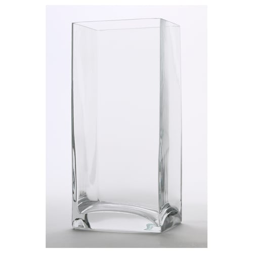 REKTANGEL 렉탕엘 꽃병, 유리, 22 cm