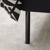 SLATTUM 슬라툼 쿠션형 침대프레임, 비슬레 다크그레이, 150x200 cm