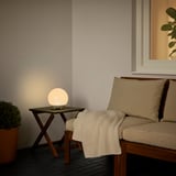 SOLVINDEN 솔빈덴 LED태양광플로어스탠드, 실외용/구형 화이트