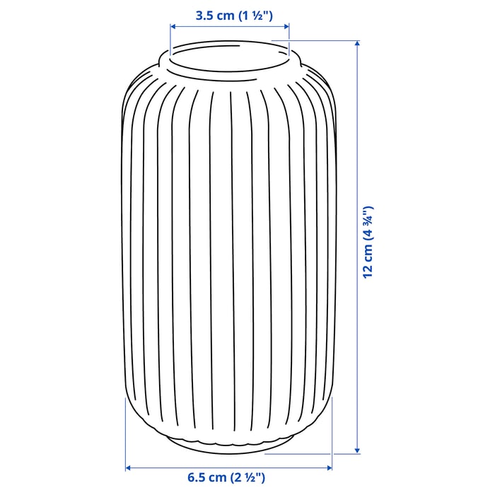 Stilren STILREN 스틸렌 꽃병, 라이트핑크, 12 cm - IKEA