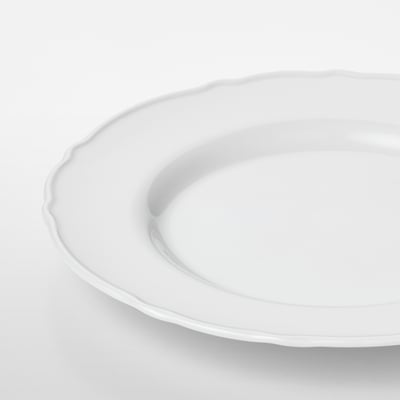 UPPLAGA 우플라가 접시, 화이트, 28 cm