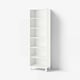 BESTÅ وحدة خزانة, أبيض, ‎60x40x202 سم‏