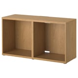 BESTÅ طاولة تلفزيون, شكل السنديان, ‎120x40x64 سم‏