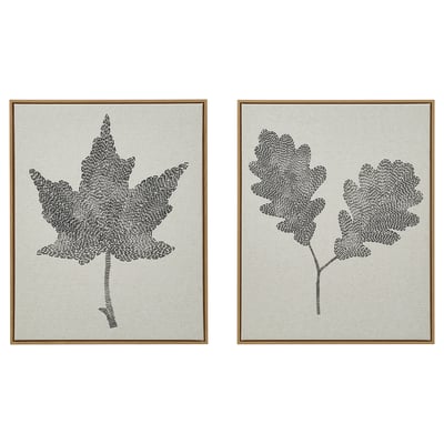 BLODFLÄDER صورة, أوراق سوداء, ‎40x50 سم‏