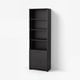 BRIMNES مكتبة, أسود, 60x190 سم