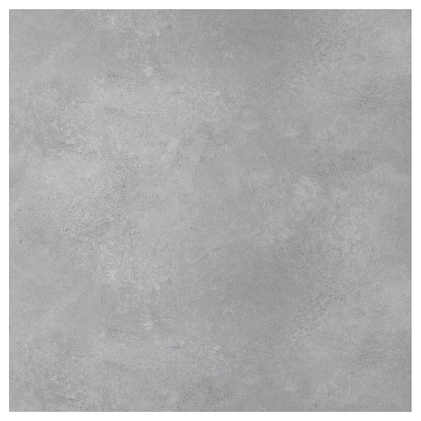 EKBACKEN سطح عمل, رمادي فاتح مظهر الخرسانة/صفائح رقيقة, 186x2.8 سم