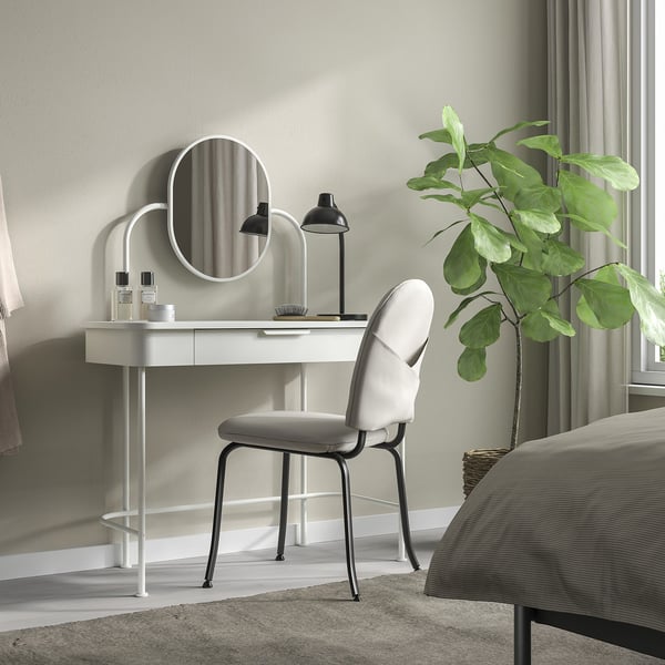 GRÅFJÄLLET طاولة زينة, أبيض, ‎100x42 سم‏