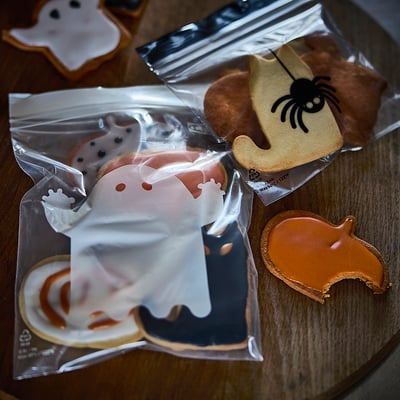ISTAD كيس حفظ بشريط ضغط, أنماط مختلفة أبيض/أسود, 0.3/0.8 ل