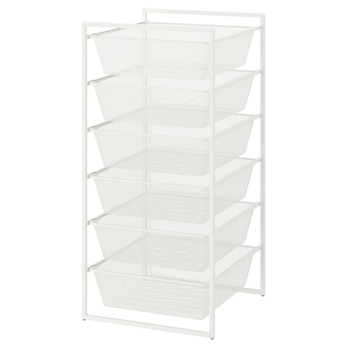JONAXEL تشكيلة تخزين, أبيض, 50x51x104 سم