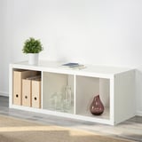 KALLAX وحدة أرفف, أبيض, ‎42x112 سم‏