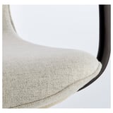 LÅNGFJÄLL كرسي اجتماعات بمساند ذراعين, Gunnared بيج/أسود