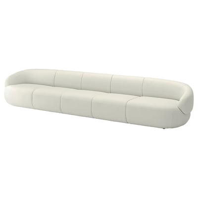 LILLESÄTER كنبة 6 مقاعد, Axvall أبيض-عاجي
