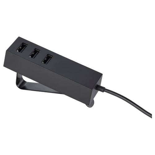 LÖRBY شاحن USB بملقط