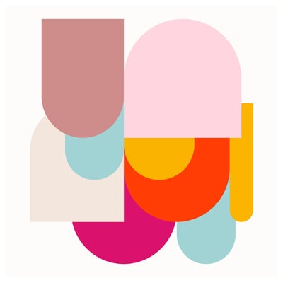 PJÄTTERYD صورة, أشكال ملونة, ‎56x56 سم‏