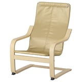 POÄNG هيكل كرسي بذراعين للأطفال, قشرة بتولا