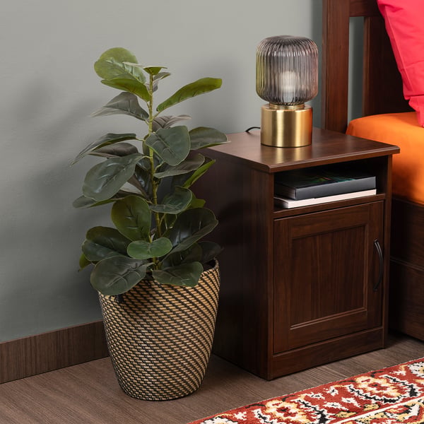 RÅGKORN آنية نباتات, داخلي/خارجي رمادي غامق/بيج, 24 سم