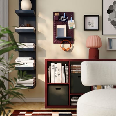 SKÅDIS تشكيلة لوح تعليق, ثنائي الجانب./عدة ألوان, 36x56 سم