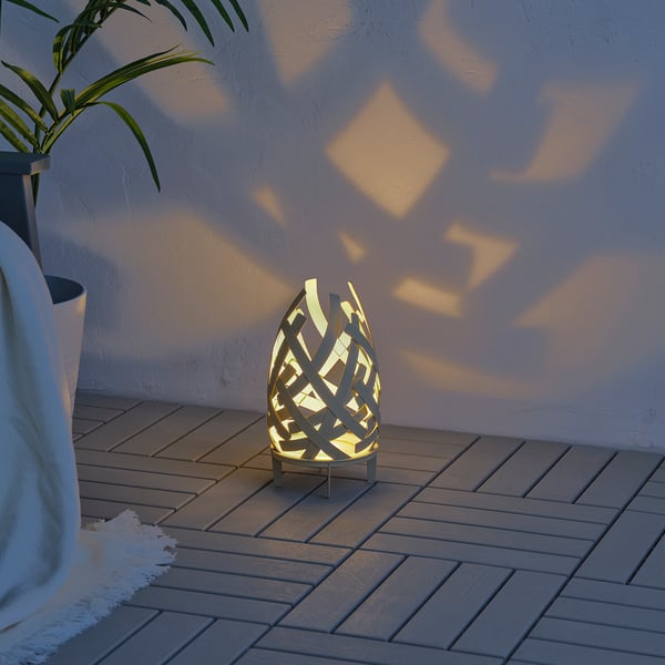 SOLVINDEN مصباح طاولة LED, يعمل بالبطارية/خارجي, 30 سم
