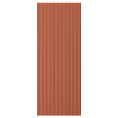 TERRSJÖ لوح غطاء, أحمر-بني نقش مموج, 39x101 سم