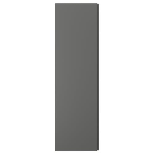 VOXTORP باب, رمادي غامق يد عمودية, 60x200 سم
