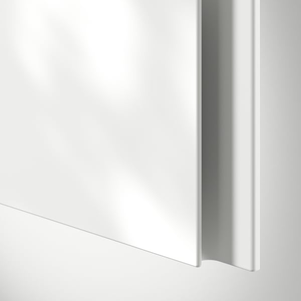 VOXTORP باب, أبيض مطفي يد عمودية, 60x80 سم