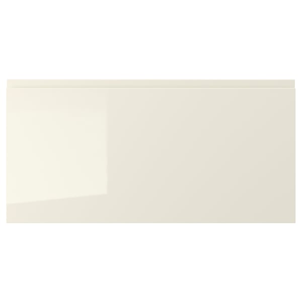 VOXTORP واجهة دُرج, لامع بيج فاتح, ‎80x40 سم‏