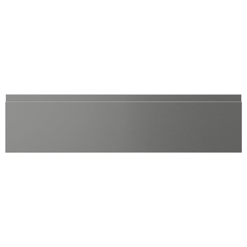 VOXTORP واجهة دُرج, مظهر ستينلس ستيل, 80x20 سم